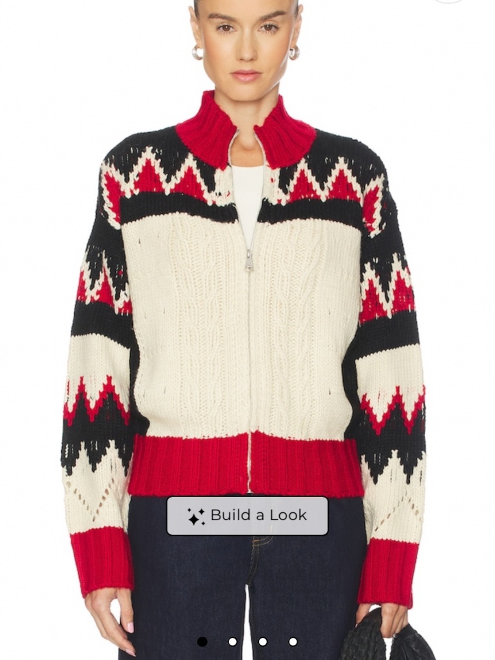Steve Madden Averia Sweater Jacket in MULTI color sz small